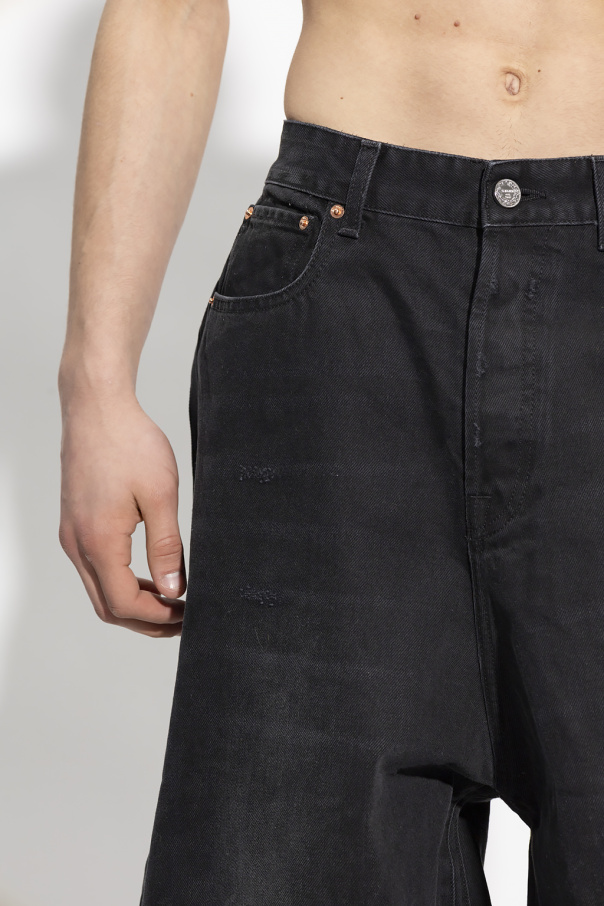 Czarny Jeansy typu 'baggy' VETEMENTS - SchaferandweinerShops